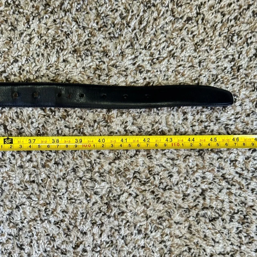 Polo Ralph Lauren Reversible Black/Brown Leather Belt Pony Logo